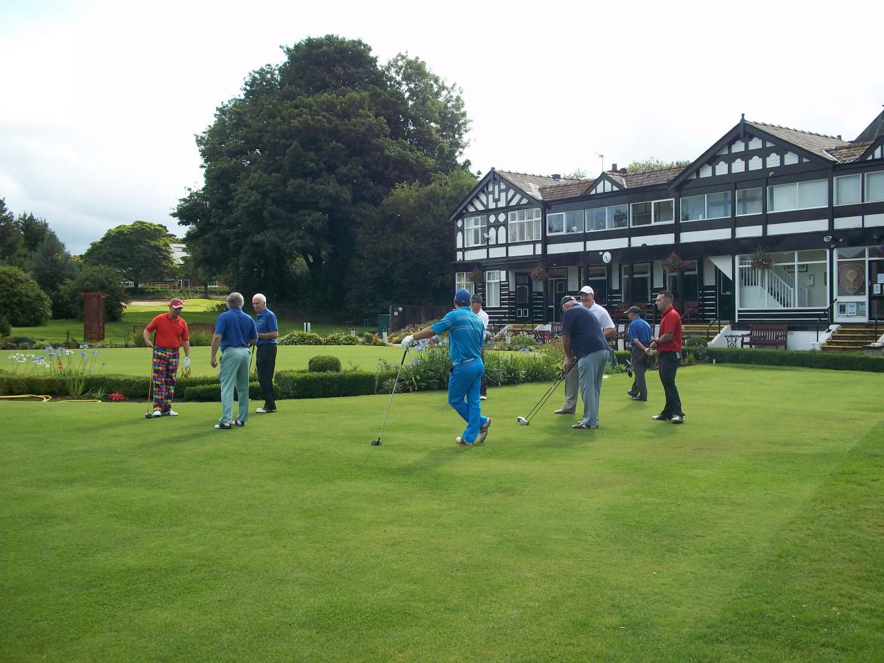 On the tee