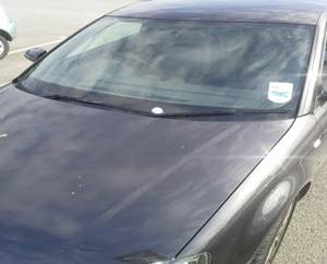 H ball on car